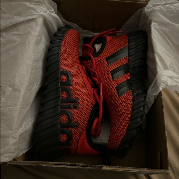 adidas Other - Adidas kids red kaptir shoes